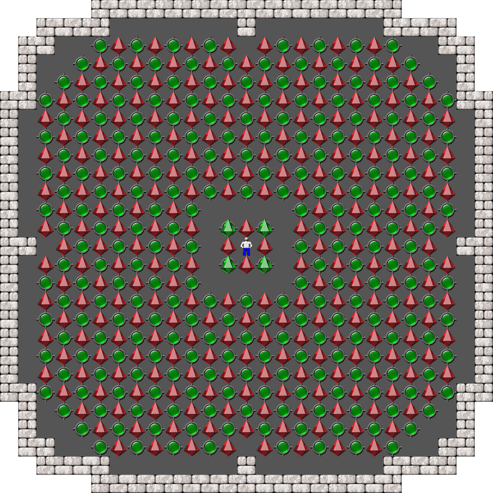 Sokoban Sasquatch 05 Arranged level 59